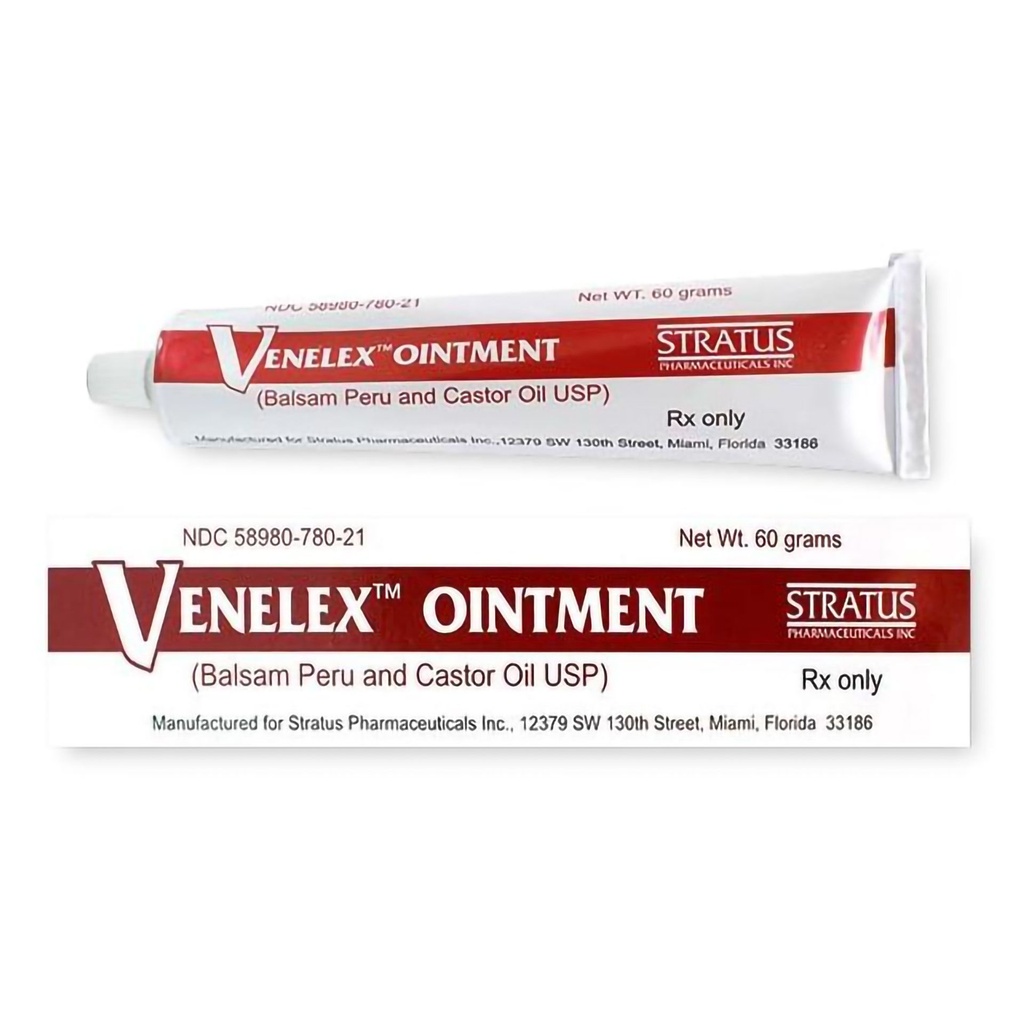 Venelex™ Balsam Peru / Castor Oil 87 mg - 788 mg / Gram Ointment 60 Gram