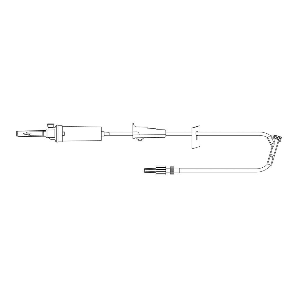 Primary Administration Set MedStream 20 Drops / mL Drip Rate 81 Inch Tubing 1 Port