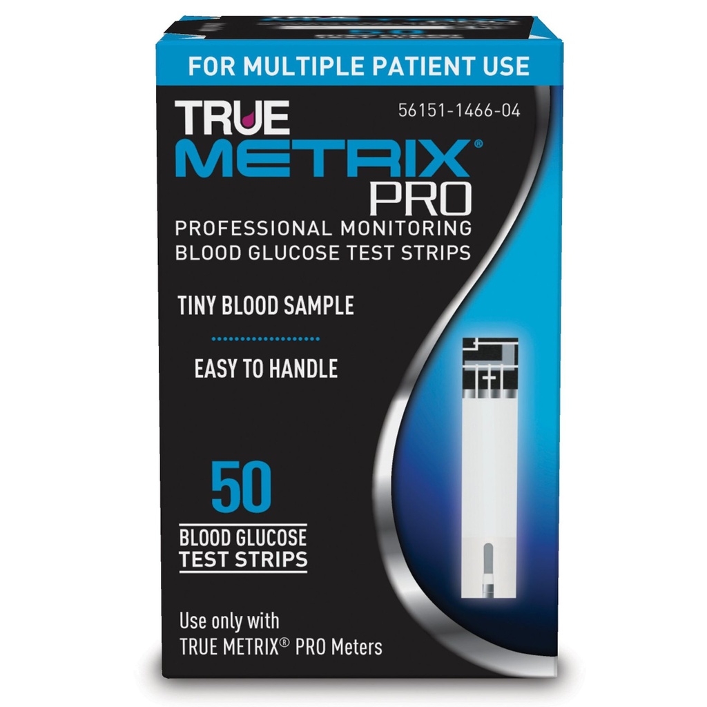 Blood Glucose Test Strips TRUE METRIX® PRO 50 Strips per Pack