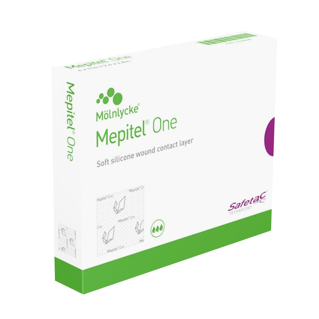 Wound Contact Layer Dressing Mepitel® One Polyurethane Net 4 X 7 Inch Sterile