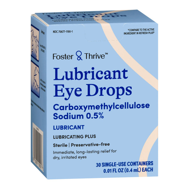 Eye Lubricant Foster &amp; Thrive 0.01 oz. Eye Drops