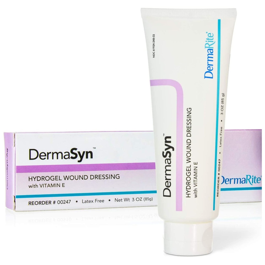 Hydrogel Wound Dressing Dermasyn® 3 oz. Gel / Amorphous NonSterile