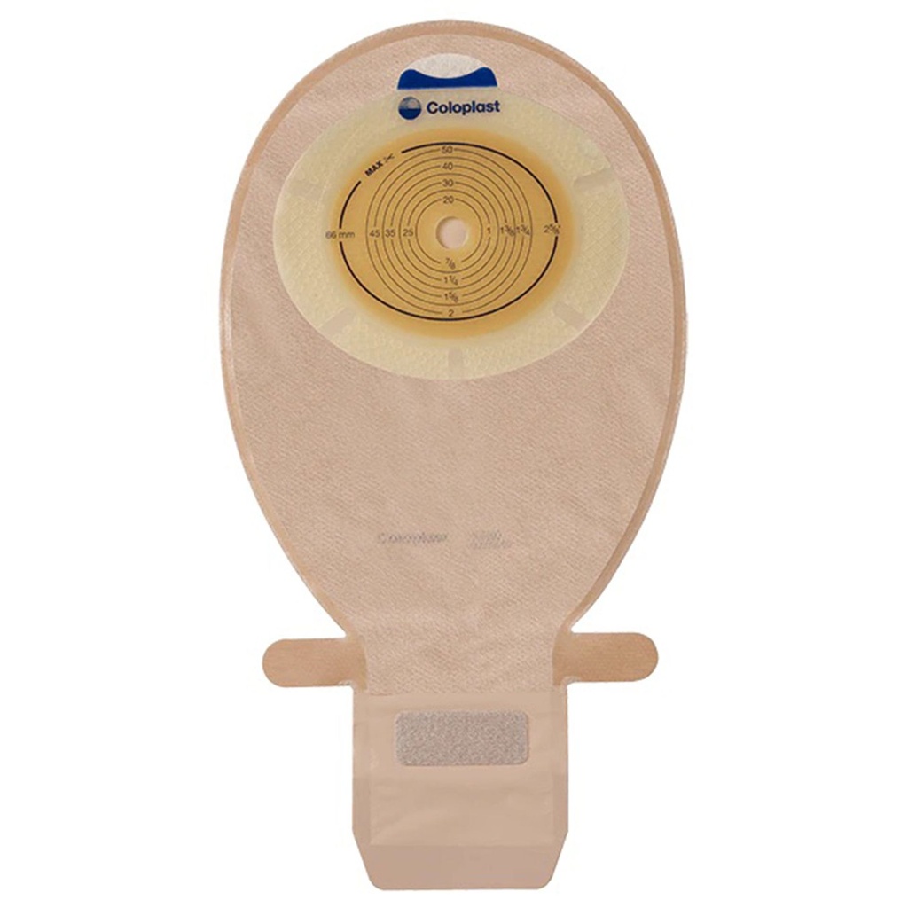Filtered Ostomy Pouch SenSura® EasiClose™ One-Piece System 11 1/2 Inch Length, Maxi 3/8 to 3 Inch Stoma Drainable Flat, Trim To Fit