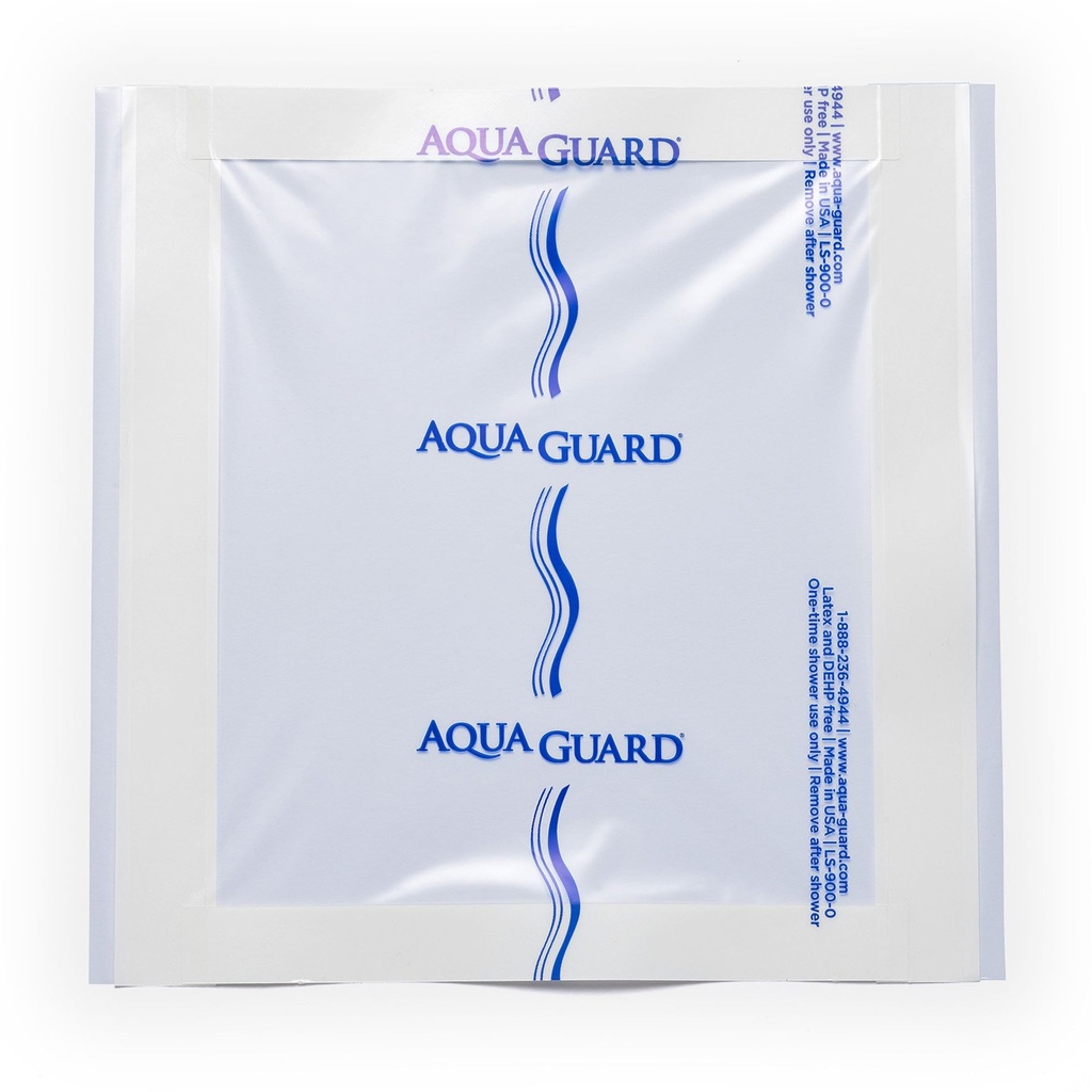 Wound Protector AquaGuard® Shower Sheet Cover 9 X 9 Inch