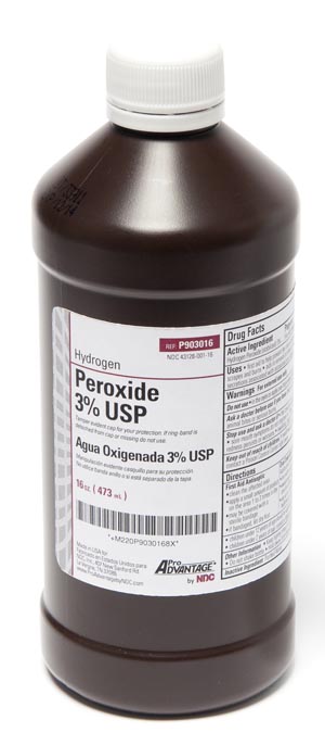 Hydrogen Peroxide 3%, 16 oz, 12/cs (144 cs/plt) (Not Available for sale into Canada)