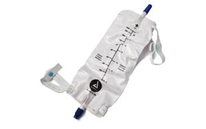 Urinary Leg Bag Anti-Reflux Valve Sterile Fluid Path 1000 mL Vinyl