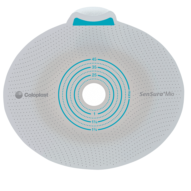 Ostomy Pouch SenSura® Mio Flex Two-Piece System 11 Inch Length Drainable