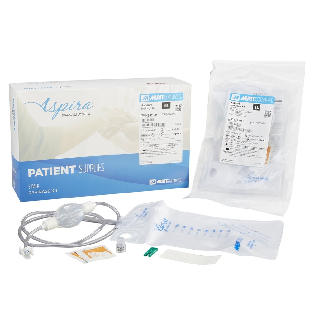 Pleural / Peritoneal Drainage Kit Aspira® 1000 mL Sterile