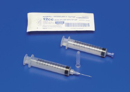 Syringe, 12mL, Luer Lock Tip, 80/bx, 6 bx/cs (Continental US Only) (Continental US Only)