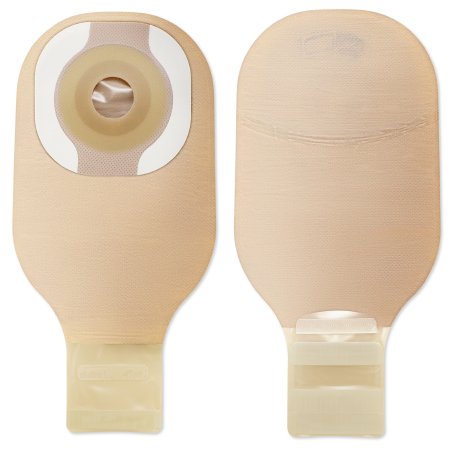 Filtered Ostomy Pouch Premier™ One-Piece System 12 Inch Length 1 Inch Stoma Drainable Convex, Pre-Cut