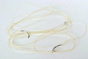 Suture with Needle Absorbable Uncoated Undyed Suture Plain Gut Size 5 - 0 18 Inch Suture 1-Needle 13 mm Length 3/8 Circle Precision Point - Reverse Cutting Needle