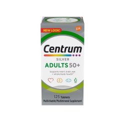 Multimineral / Multivitamin Supplement Centrum® Silver® Adults 50+ Vitamin A / C / D3 / E / K 750 mcg / 60 mg / 25 mcg / 22.5 mg / 30 mcg / 1.5 mg Strength Tablet 125 per Bottle
