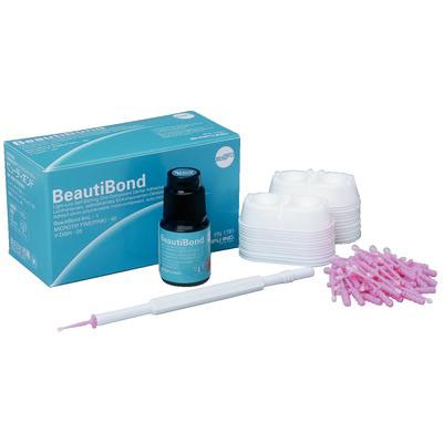 Beautibond, (1) 6 ml Bottle, (50) Microbrush Tips, (25) V-Dishes and Instructions