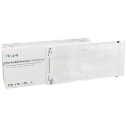 Sterilization Pouch McKesson Argent™ Sure-Check® Ethylene Oxide (EO) Gas / Steam 5-1/4 X 10 Inch Transparent / Blue Self Seal Paper / Film