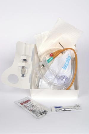Indwelling Catheter Tray Bardia® Foley 16 Fr. 5 cc Balloon Silicone Elastomer Coated Latex