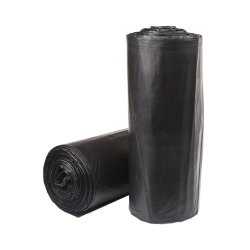 Trash Bag McKesson 60 gal. Black LLDPE 1.2 Mil. 38 X 58 Inch Star Seal Bottom Coreless Roll