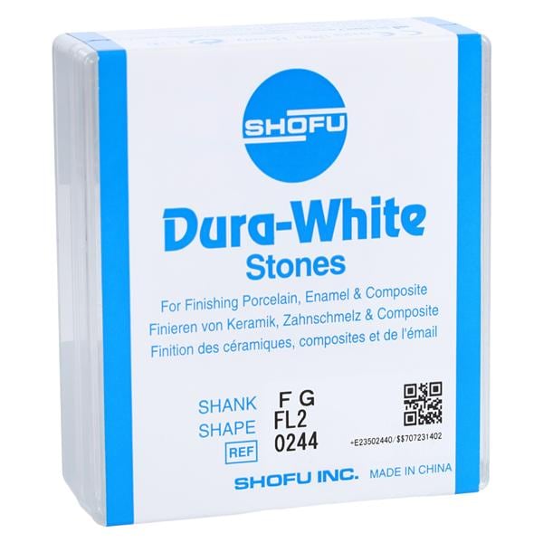 Dura-White® Stones, FG, FL2, 12/pk