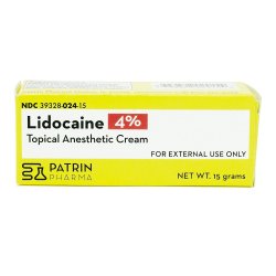 Lidocaine HCl 4% Cream 15 Gram