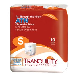 Incontinence Brief Tranquility® ATN Adult Small Unisex Disposable Heavy Absorbency