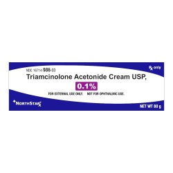 Triamcinolone Acetonide 0.1% Cream 80 Gram