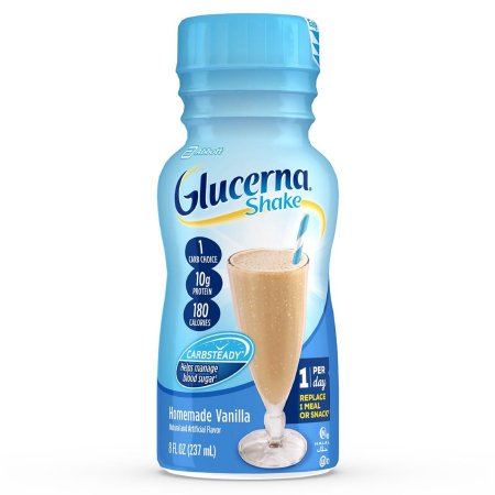 Oral Supplement Glucerna® Shake Vanilla Flavor Ready to Use 8 oz. Bottle