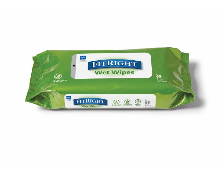 FitRight Aloe Personal Cleansing Wipes