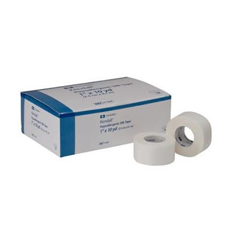 Medical Tape Kendall™ Hypoallergenic Silk Easy Tear Silk-Like Cloth 2 Inch X 10 Yard White NonSterile