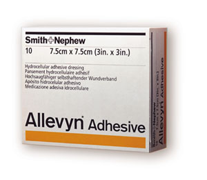 Foam Dressing Allevyn Adhesive 3 X 3 Inch Square Adhesive with Border Sterile