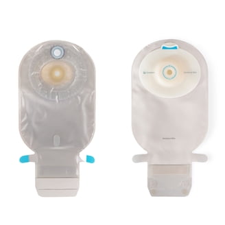 Filtered Ostomy Pouch SenSura® Mio Convex One-Piece System 11 Inch Length, Maxi 5/8 to 1-5/16 Inch Stoma Drainable Soft Convex, Trim to Fit