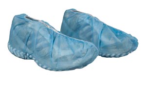 Shoe Cover One Size Fits Most Shoe High Nonskid Sole Blue NonSterile