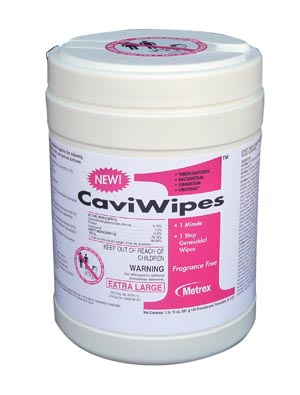 CaviWipes1™ Surface Disinfectant Premoistened Alcohol Based Manual Pull Wipe 65 Count Canister Disposable Alcohol Scent NonSterile