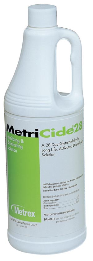 Glutaraldehyde High-Level Disinfectant MetriCide™ 28 Activation Required Liquid 32 oz. Bottle Max 28 Day Reuse