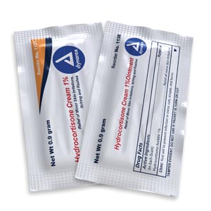 Itch Relief Dynarex 1% Strength Cream 0.9 Gram Individual Packet
