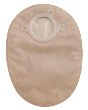 Filtered Ostomy Pouch The Natura® + Two-Piece System 8 Inch Length Closed End