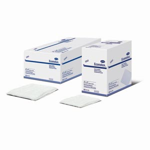 Gauze Sponge Econolux® Cotton 12-Ply 4 X 4 Inch Square Sterile