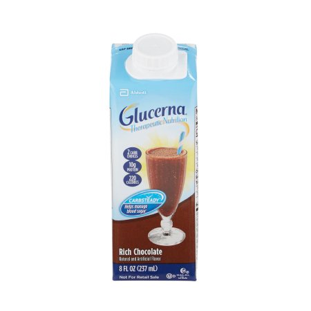 Oral Supplement Glucerna® Shake Chocolate FLavor Ready to Use 8 oz. Carton