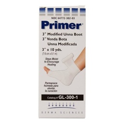 [DER-GL3001] Unna Boot Primer® 3 Inch X 10 Yard Gauze Zinc Oxide NonSterile