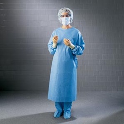 [HAL-95131] Non-Reinforced Surgical Gown with Towel ULTRA 2X-Large Blue Sterile AAMI Level 3 Disposable