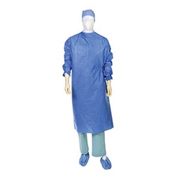 [CAR-9515] Non-Reinforced Surgical Gown with Towel Astound® Large Blue Sterile AAMI Level 3 Disposable