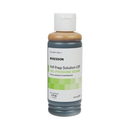 [MCK-039] Skin Prep Solution McKesson 4 oz. Flip-Top Bottle 10% Strength Povidone-Iodine NonSterile