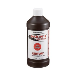 [CNY-00436093616] Antimicrobial Wound Cleanser Dakins® Solution 16 oz. Bottle Sodium Hypochlorite