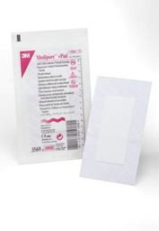 [MMM-3569] Adhesive Dressing 3M™ Medipore™ 3-1/2 X 6 Inch Soft Cloth Rectangle White Sterile