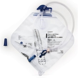 [MCK-37-2802] Urinary Drain Bag McKesson Anti-Reflux Valve Sterile 2000 mL Vinyl