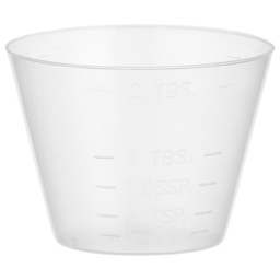 [MCK-12146] Graduated Medicine Cup McKesson 1 oz. Translucent Plastic Disposable