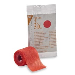 [MMM-82102R] Cast Tape 3M™ Scotchcast™ Soft Cast 2 Inch X 12 Foot Fiberglass Red