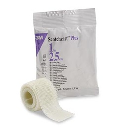 [MMM-82001] Cast Tape 3M™ Scotchcast™ Plus 1 Inch X 6 Foot Fiberglass / Resin White