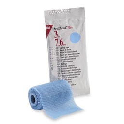 [MMM-82003L] Cast Tape 3M™ Scotchcast™ Plus 3 Inch X 12 Foot Fiberglass / Resin Light Blue