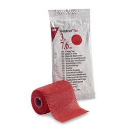 [MMM-82003R] Cast Tape 3M™ Scotchcast™ Plus 3 Inch X 12 Foot Fiberglass / Resin Red