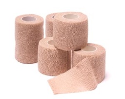 [PRO-P154040] Cohesive Bandage, Tan, 4&quot; x 5 yds, 18/bx (6/cs, 24 cs/plt)