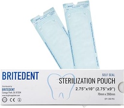 [CIR-BSI-1027] Sterilization Pouches, 2.75" x 9", 200/bx, 10 bx/cs